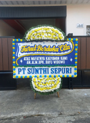 Papan Bunga Duka di Pipitan
